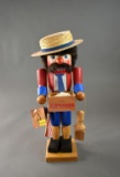 Vintage Holzkunst Christian Ulbrickt Nutcracker Popcorn Vendor
