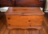 Vintage Knotty Pine Toy Chest
