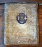 Antique 1906 The Clemson College Leather Bound Annual