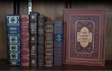 Lot of Eight Leather Bound Volumes