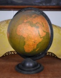 Vintage George Cram 12” Terrestrial Globe