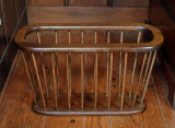 Wooden Windsor Magazine Rack