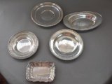 Lot of Five Sterling Silver Bowls:  Stieff, Reed & Barton, & Others