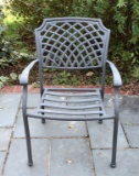 Bronzed Aluminum Patio Chair