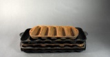 Five Cast Iron Ears of Corn Molds for Cornbread / Muffins: Wagner Krusty Korn & Others