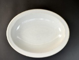 WWII United States Quartermaster 12” Oval Ironstone Platter