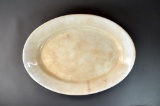 Antique Ironstone 17” Oval Platter