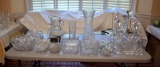 Large Lot of Cut Glass, Drinking Crystal & Glassware