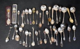 Lot of Silver Plate Collector's Spoons