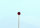 10K Gold and Ruby Stick Pin