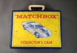 26 Vtg Metal Toy Cars in Matchbox Case: Lesney Matchbox, Dinky Toys, Budgie & Siku (Germany)