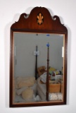 Chippendale Style Inlaid Mahogany Mirror