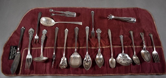 18 Miscellaneous Sterling Silver Smaller Size Serving Flatware Pieces