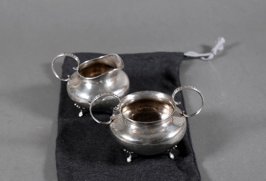A Sterling Silver Sugar and Creamer Set