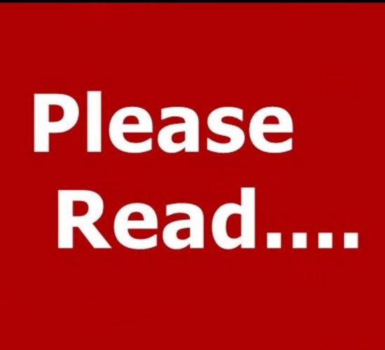 Please Read...