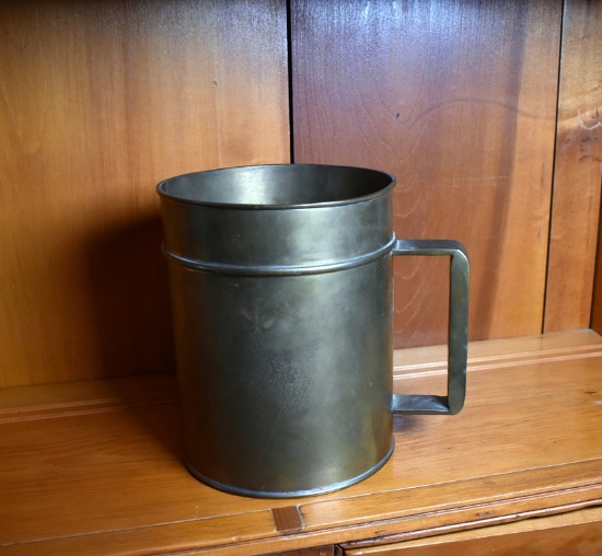 Vintage Sarreid Ltd. Solid Brass Tankard, Brass