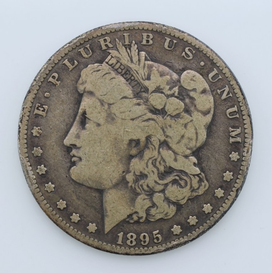 1895-O Morgan Silver Dollar