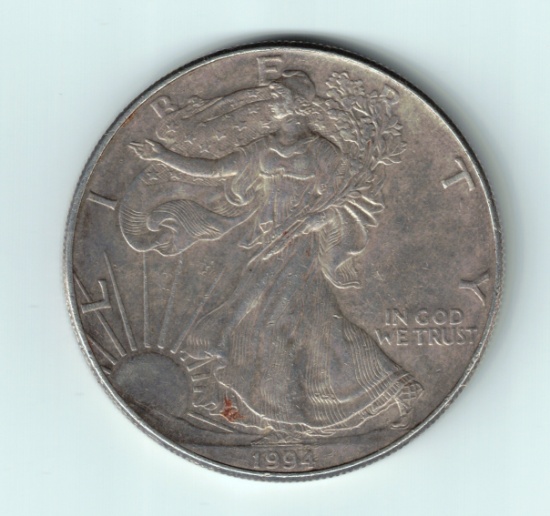 1994 BU American Silver Eagle