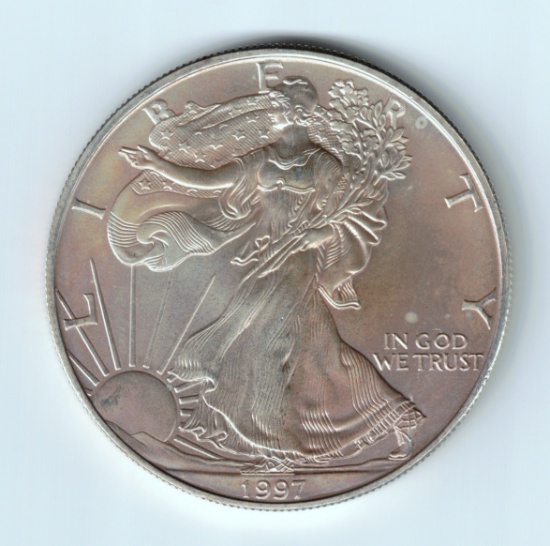 1997 BU American Silver Eagle