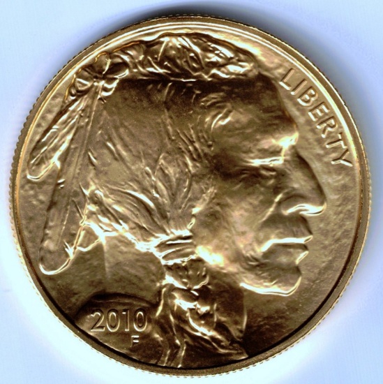 2010 US Buffalo $50 Gold Bullion Coin, 1 Troy Oz. Fine Gold