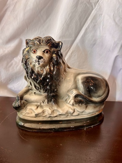 Staffordshire Vintage Black & Grey Lion