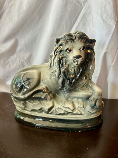 Staffordshire Vintage Black & Grey Lion