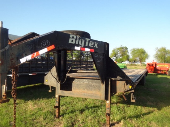 Big-Tex 2007, 37ft Tandem Dual Flatbed Trailer