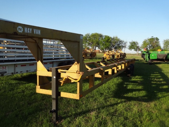 Hay Van Gooseneck 6 Bale Tandem Axle Hay Trailer