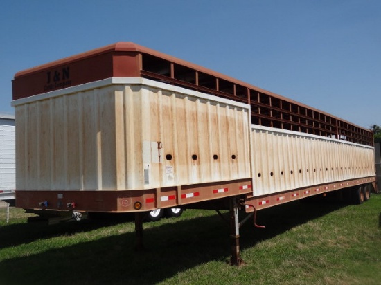 2000 Neville 53ft Ground Load Single Deck Livestock Trailer