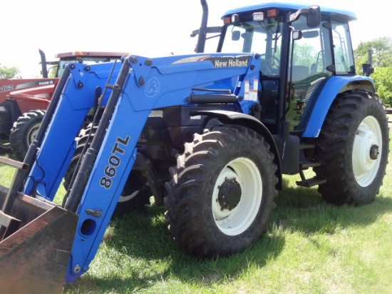 New Holland TM140, MFWD, Cab & Air Tractor