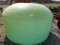 Green 1100 Gallon Poly Flat Bottom Tank