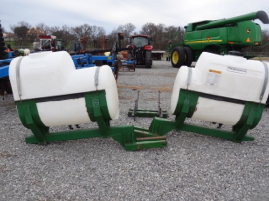 Pair of Snyder 200 Gallon Side Mount Tanks and Bracket