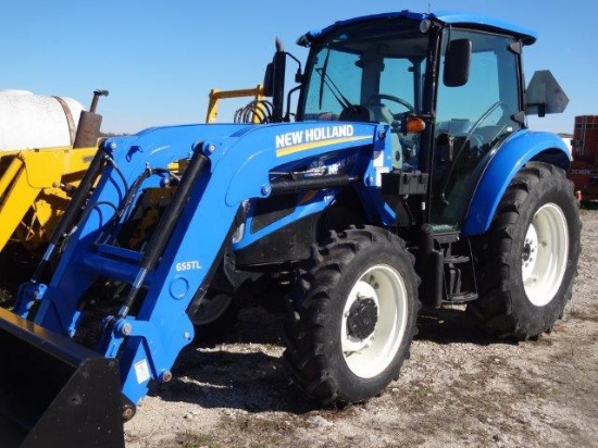New Holland T4.75 MFWD, Cab & Air Tractor