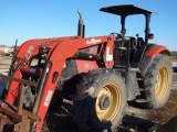 Case IH MXU 130 Roll Bar Canopy Tractor, MFWD