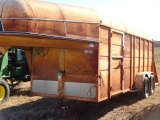 Calico Gooseneck 6' x 18' Enclosed Trailer