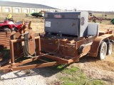 Bumper-Pull Shop-Built Tandem Axle Trailer with Lincoln Classic II SA 250 Welder
