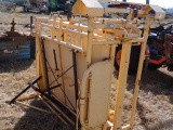 For-Most Calf Chute & Table , Like New