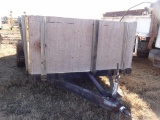 Bumper-Pull Shop-Built 7' x 16' Tandem Axle Trailer
