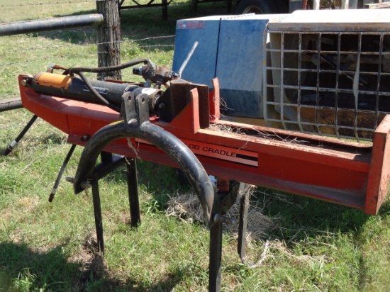 3pt Built-In Hydraulic Log Splitter on Stand