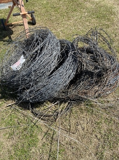 Misc. Rolls of Used Barbed Wire
