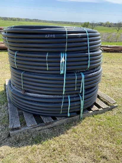 4 Rolls of 2", Thick Wall, New Plastic Pipe