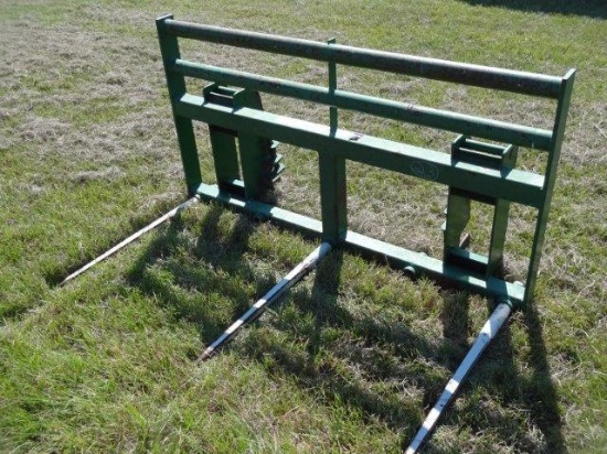 John Deere 2500Q TTR2, 3 Fork Quick Attach Hay Fork