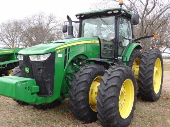 2014 John Deere 8370R, MFWD, Command View Cab & Air Tractor