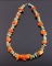 Navajo Turquoise Nugget and Coral Necklace