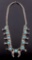 Navajo Squash Blossom Sleeping Beauty Necklace