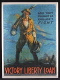 Original WWI Victory Liberty Loan War Poster