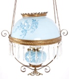 Clark Brothers & CO. Brass Victorian Hanging Lamp