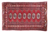 Persian Repeat-Medallion Style Woolen Rug