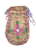 Cheyenne Beaded Medicine Pouch Bag