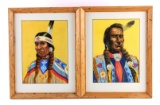 Original John Segesman Blackfeet Gouache Paintings